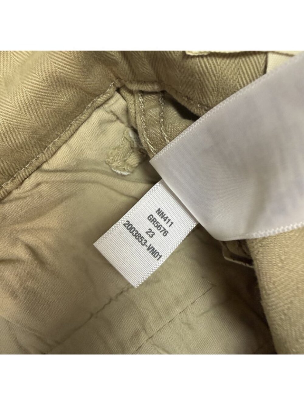 Madewell 90's Straight Cargo Pants Size 23 Waist Garment Dyed Ash Green NN411 - Picture 10 of 12